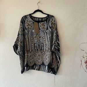 Short Sleeve Flowing Top